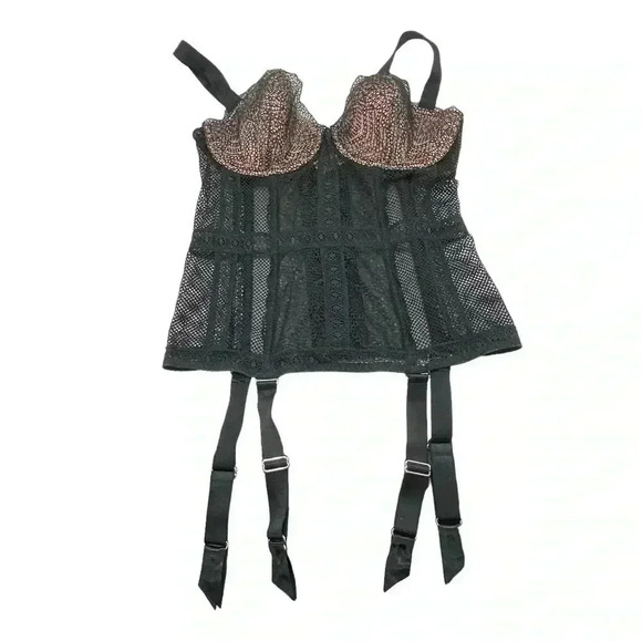 Victoria’s Secret 33C coquette garter bustier corset size 34C New with tags - Picture 3 of 6